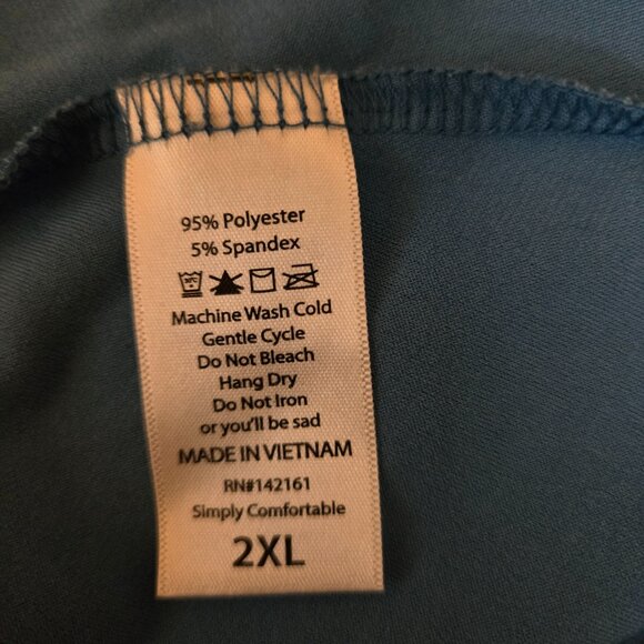 Lularoe Cornflower Blue 2XL Maxi Skirt - Picture 2 of 3